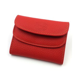 franartPiel - Cartera mujer doble bolsillo plegable con monedero, billetera, tarjetero hecho a mano en Piel Ubrique - Cuero Alta Calidad