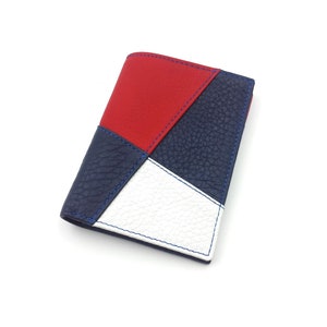 franartPiel - Cartera hombre de cuero auténtico, tarjetero para 8 tarjetas con billetera - Hecho a mano en Piel Ubrique colección juvenil