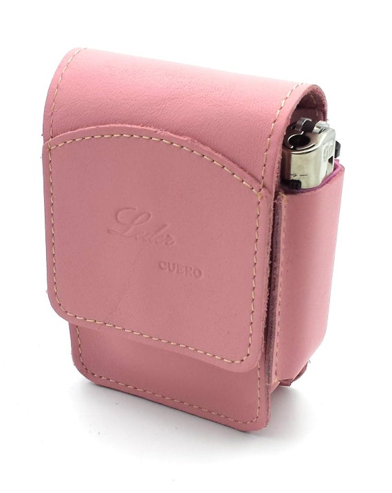 Franartpiel - Handmade Leather Cigarette Case, Tobacco Pouch, Cigarette  Holder With Lighter - Unisex Genuine Leather Tobacco Case, High Quality