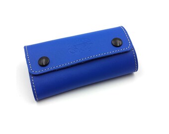 franartPiel - Key holder, case, six-key organizer handmade in Ubrique leather - High-quality leather