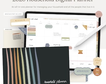 2026 Household Digital Planner | Goodnotes, Noteful, iPad & Android Planner