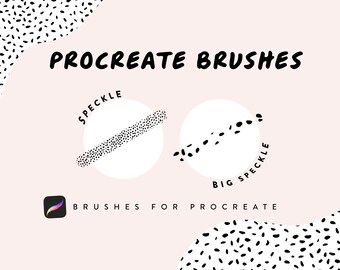 Procreate Speckle Brushes | Cute & Trendy Seamless Pattern | Instant Digital Download | Procreate only