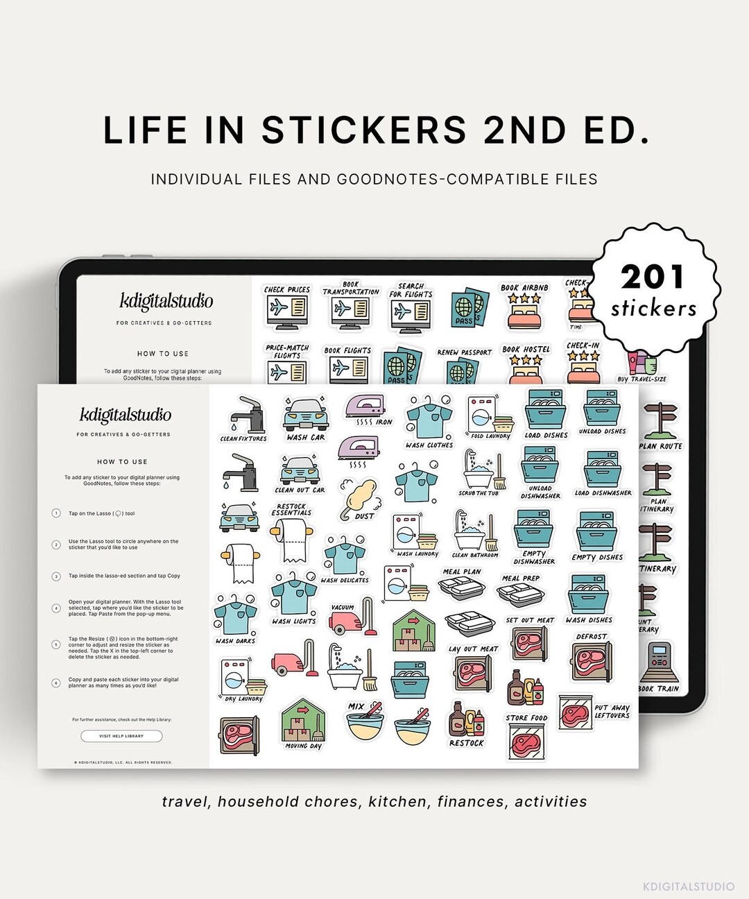 Life in Stickers Digital Bundle || 2nd Edition || Sports & Leisure ...