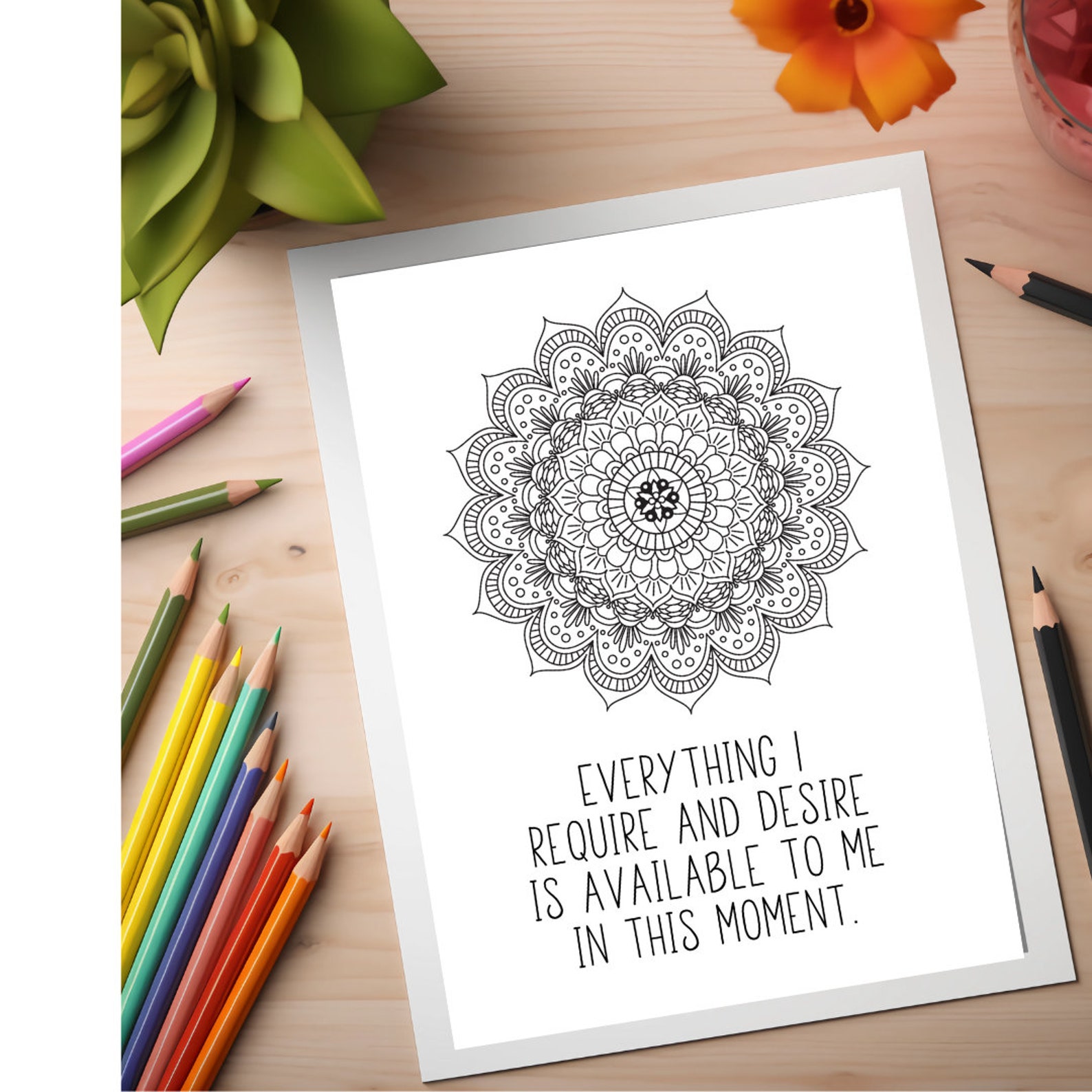 12 Gratitude Mandala Colouring Pages I Instant Download I - Etsy Australia