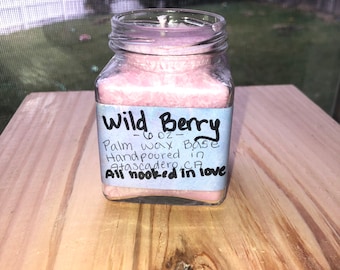 Wild berry candle
