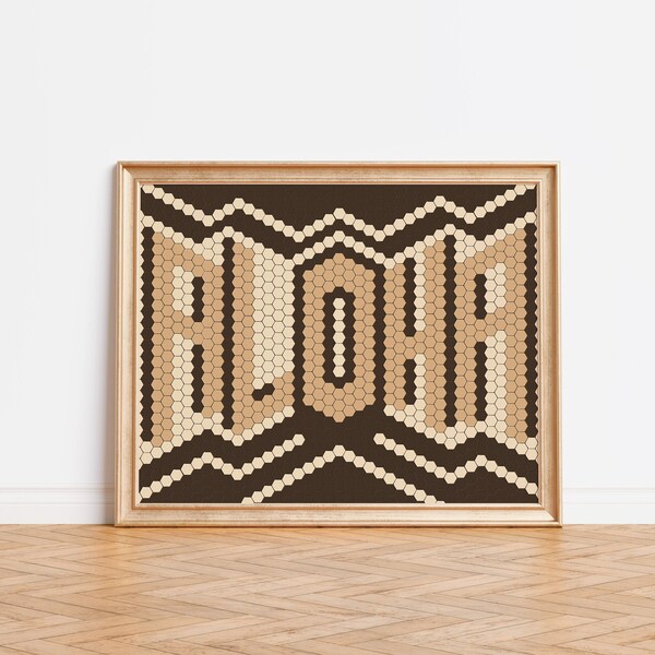 Tile Typography - Etsy