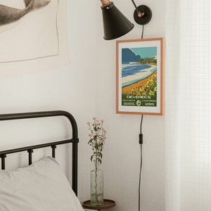 Devereux Surf Poster | Isla Vista California | Vintage National Parks Style Art Print image 7