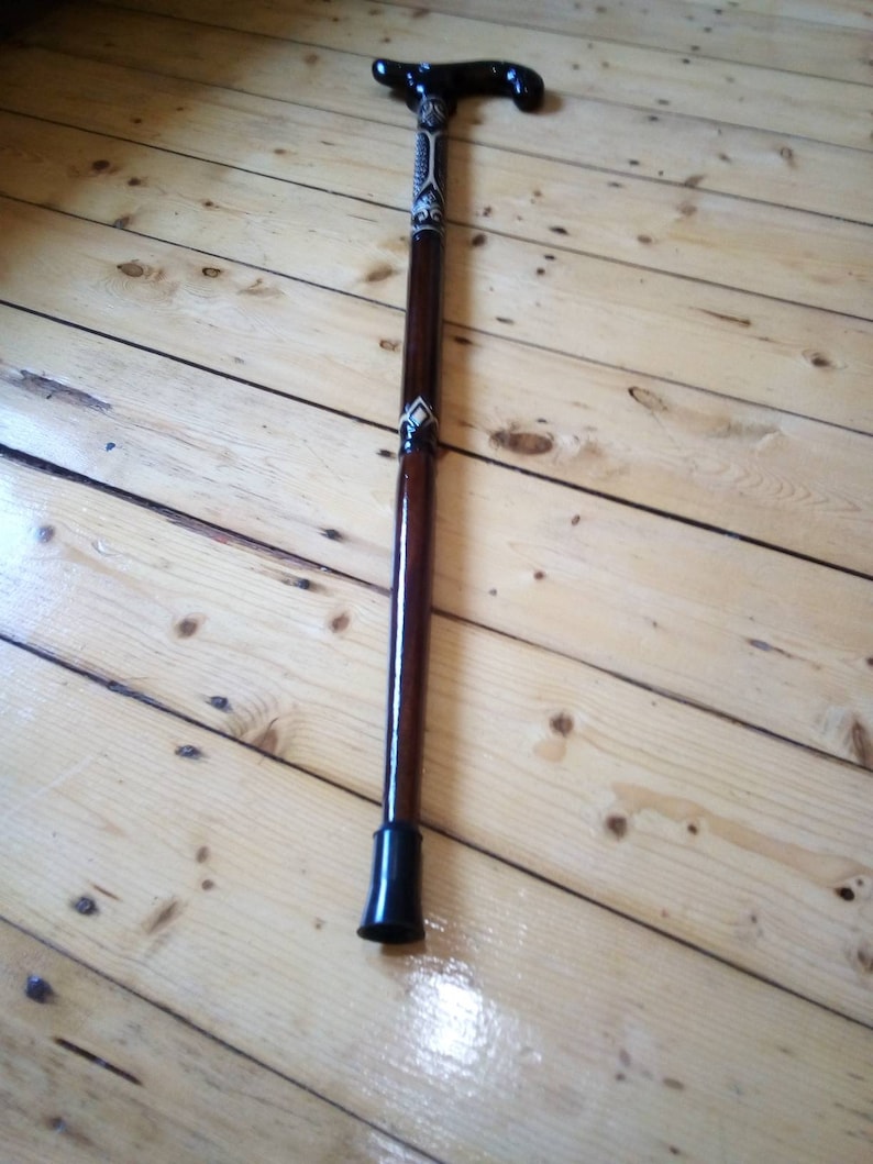 Wood Walking Cane Hand Carved Walking Sticks Cane Gift Luxury Etsy