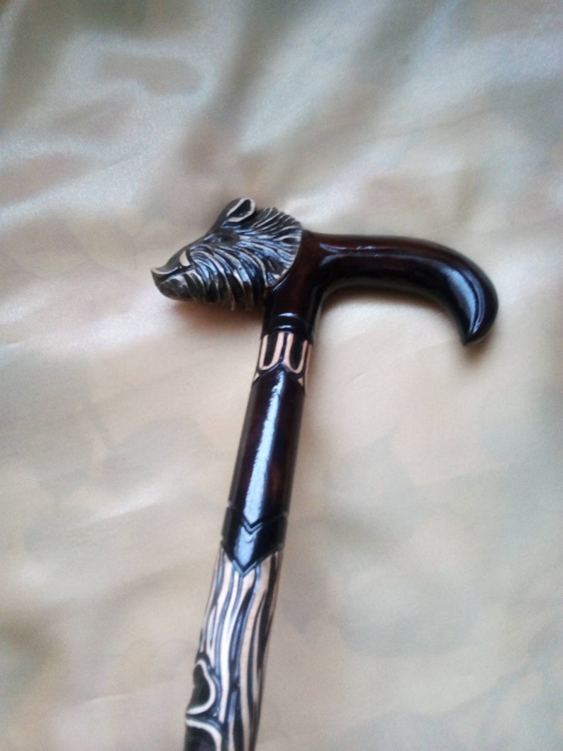 Cane wild Boar High Quality Wooden Cane Wooden Etsy