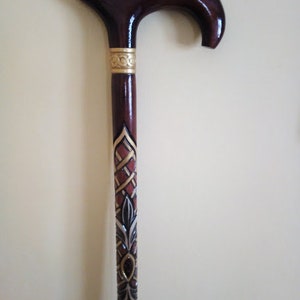 Wood walking cane Hand carved walking sticks Luxury walking cane Walking Cane Walking stick
