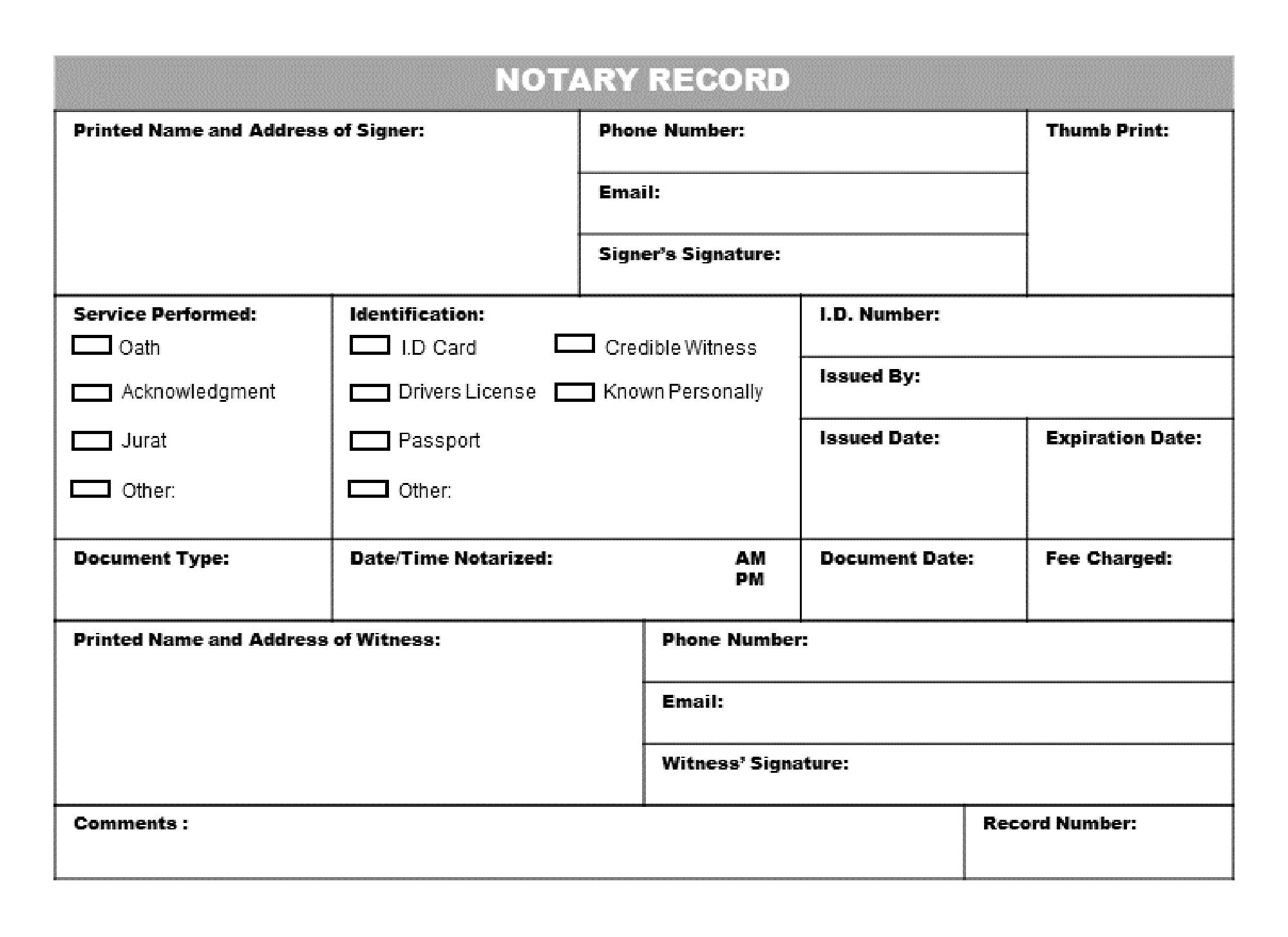 one-page-pocket-size-notary-log-book-public-notary-records-etsy