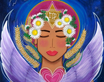 Spiritual Muse Virgo, Print