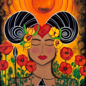 Spiritual Muse Aries, Print
