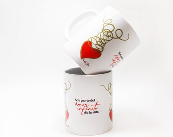 Mug "Corazón Amor Infinito"