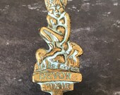 Devon Pixie Vintage brass caddy spoon Kitchenalia Afternoon Tea Collectible Measuring spoon lucky Peerage collectable