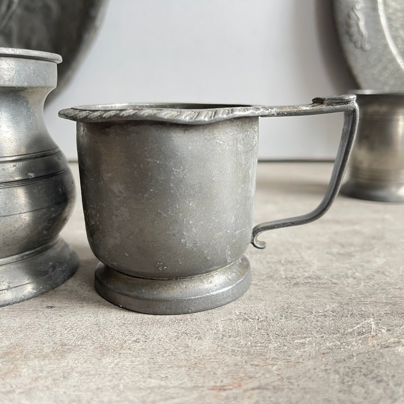 Antique Pewter Half Pint Tankard James Yates Pewter Mug Etsy UK