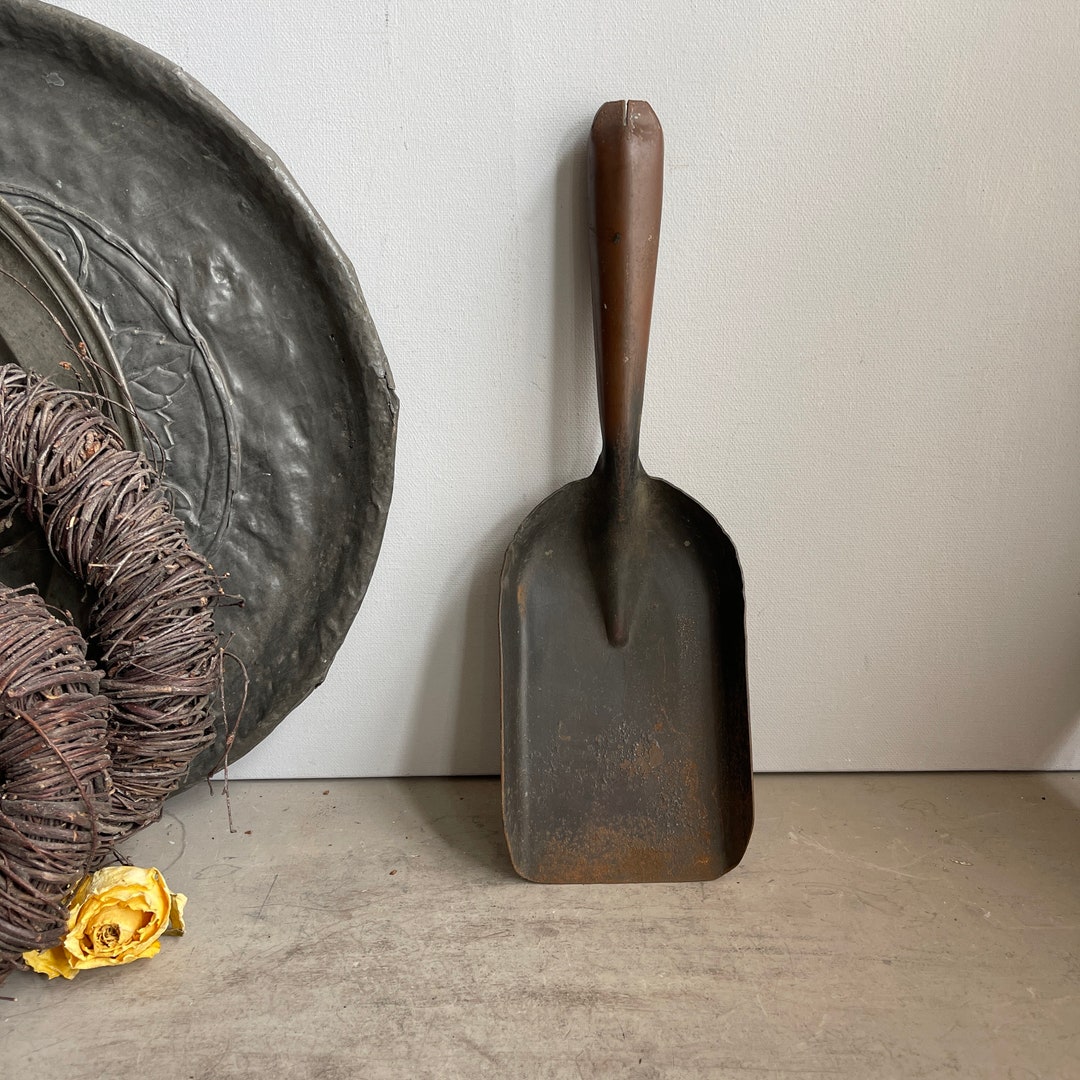 Vintage Metal Fire Shovel. Antique Rustic Cinder Shovels. Etsy