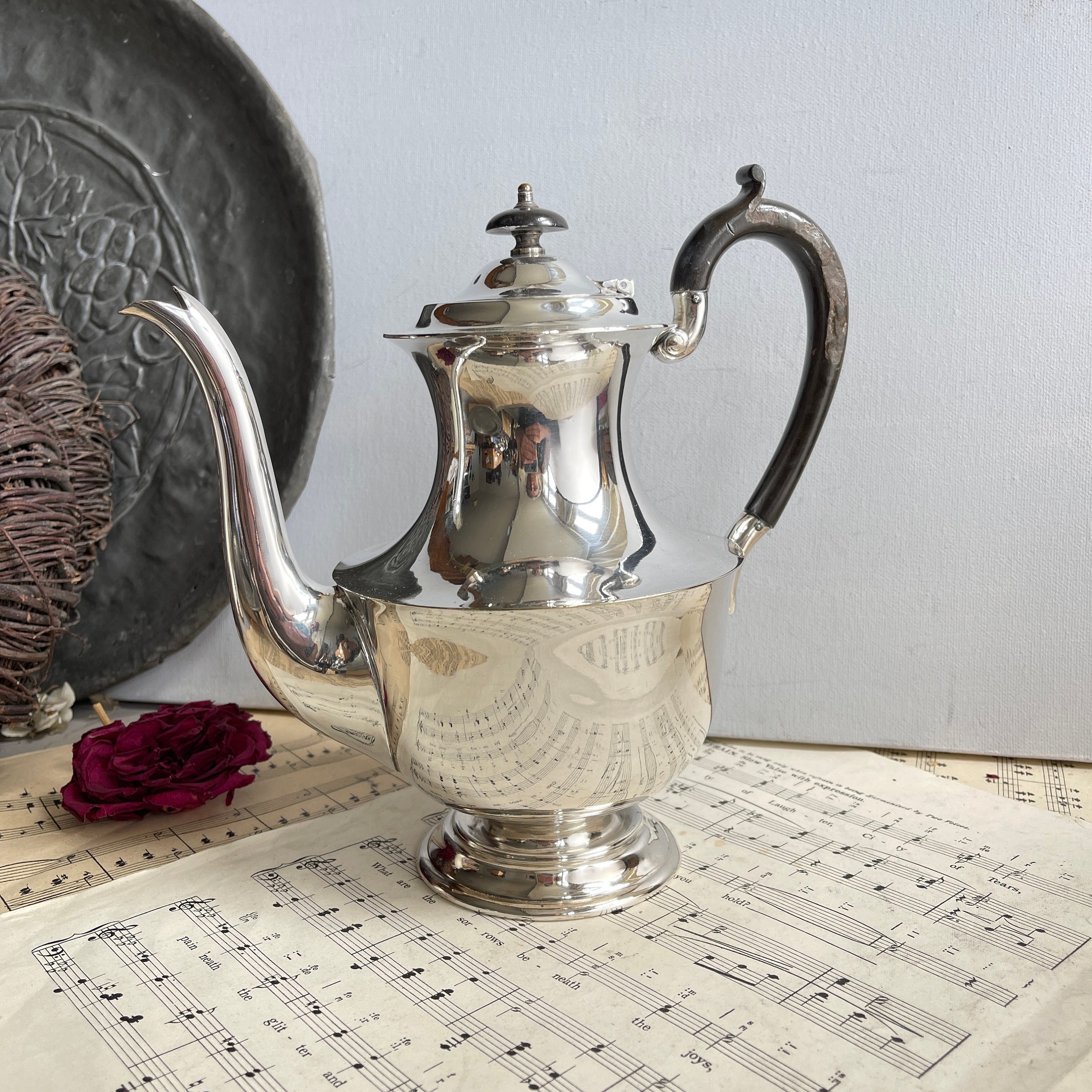 【 James Deakin】 透かしのティーセット 3点　ティーポット James Deakin】 透かしのティーセット 3点 ティーポット James Deakin