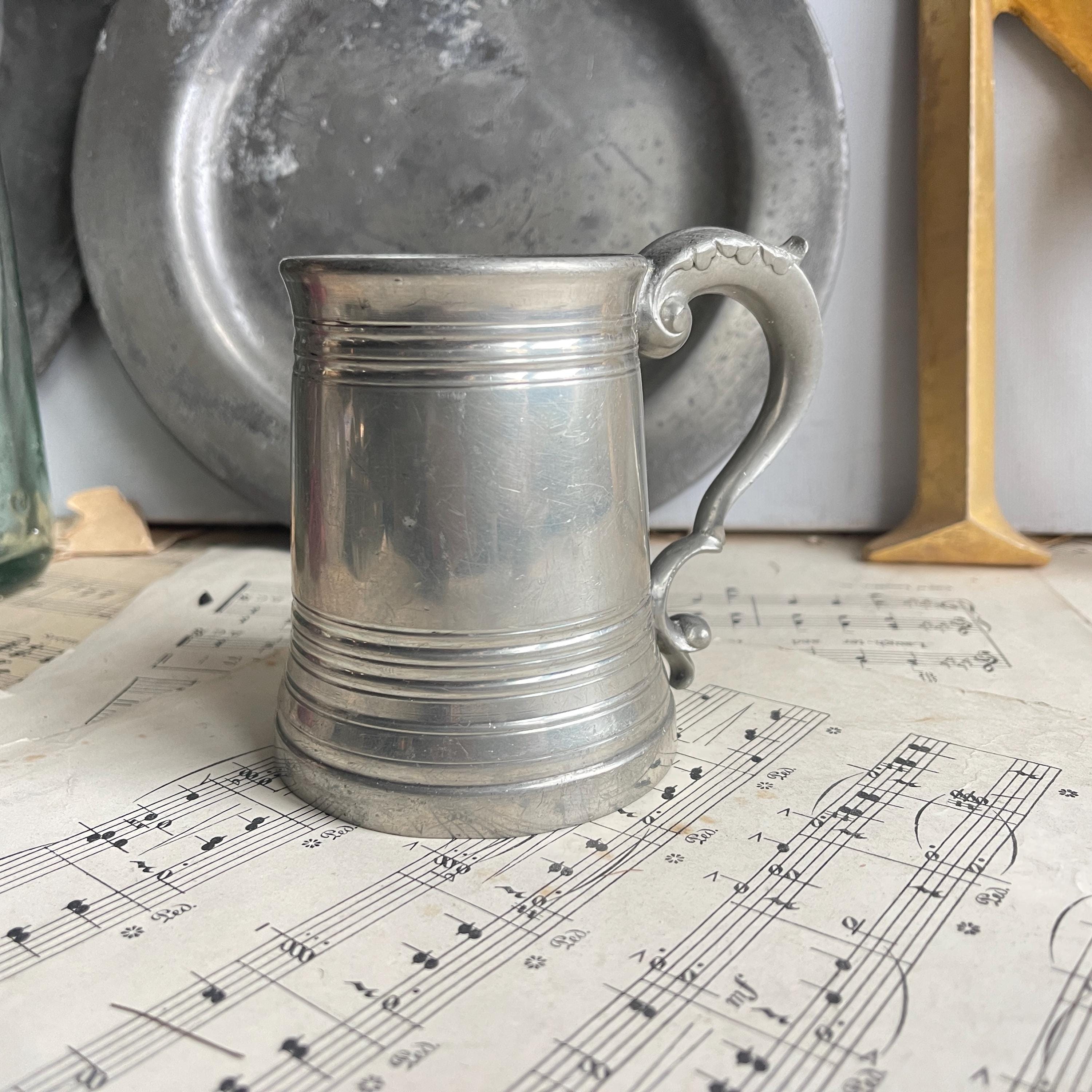 Antique pewter tankard - Etsy 日本