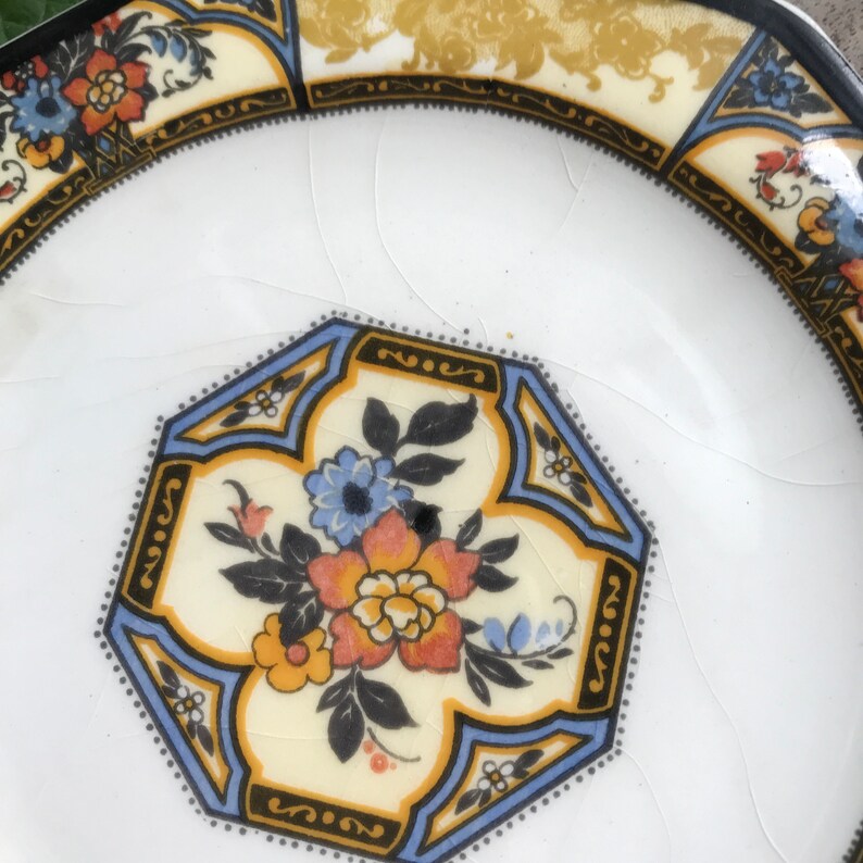 Antique Wedgwood & Co Sandwich Set Octagonal Plates. Melody Etsy