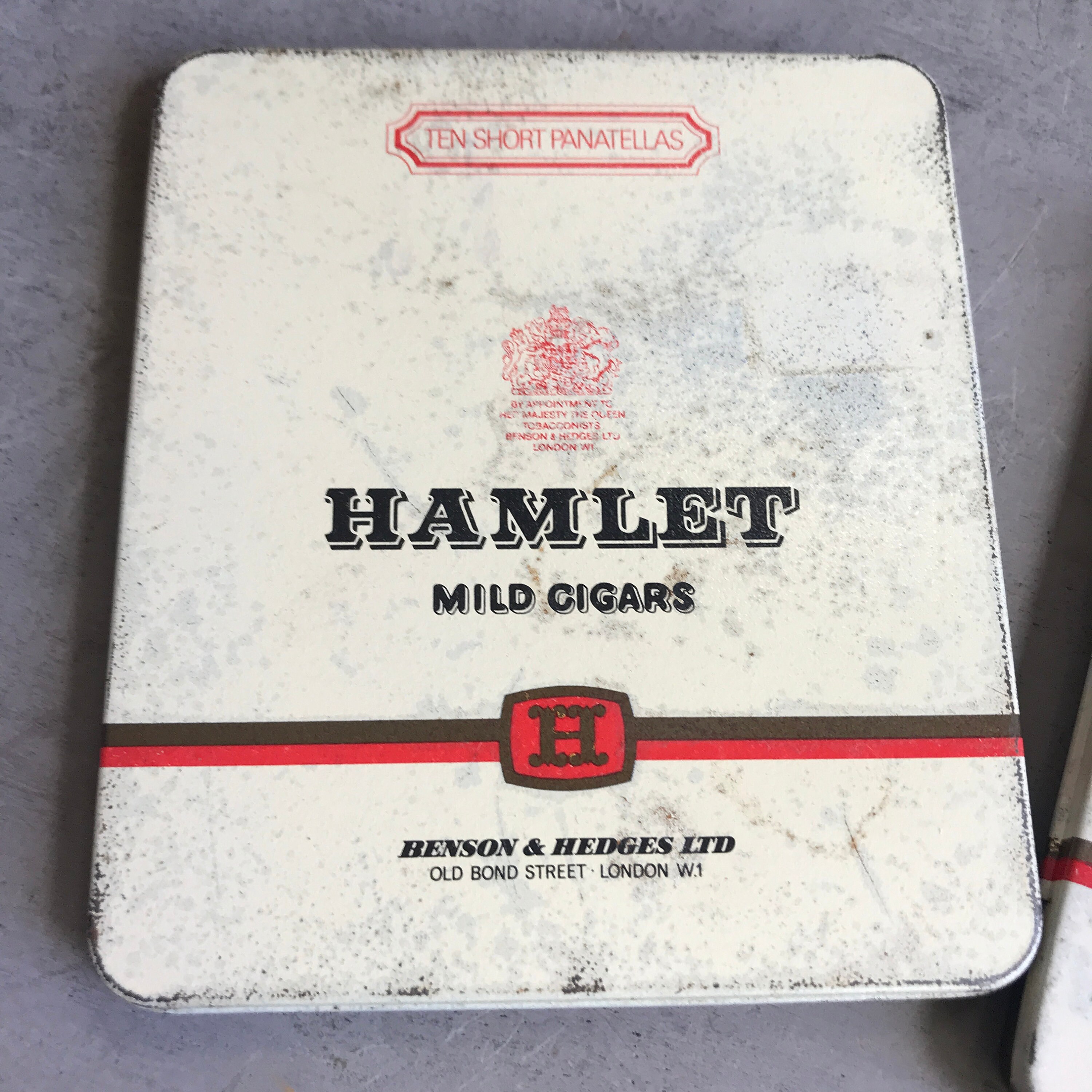 Vintage Hamlet Cigar Tin. Benson & Hedges Mild Cigars. Vintage Etsy