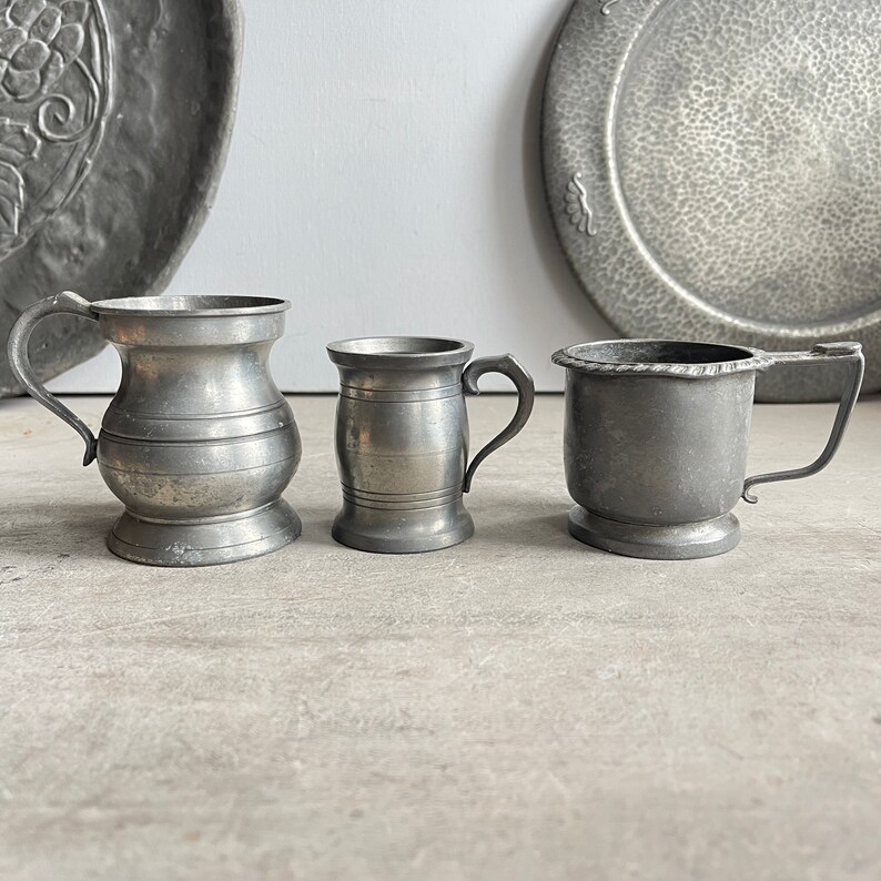 Antique Pewter Half Pint Tankard James Yates Pewter Mug Etsy UK