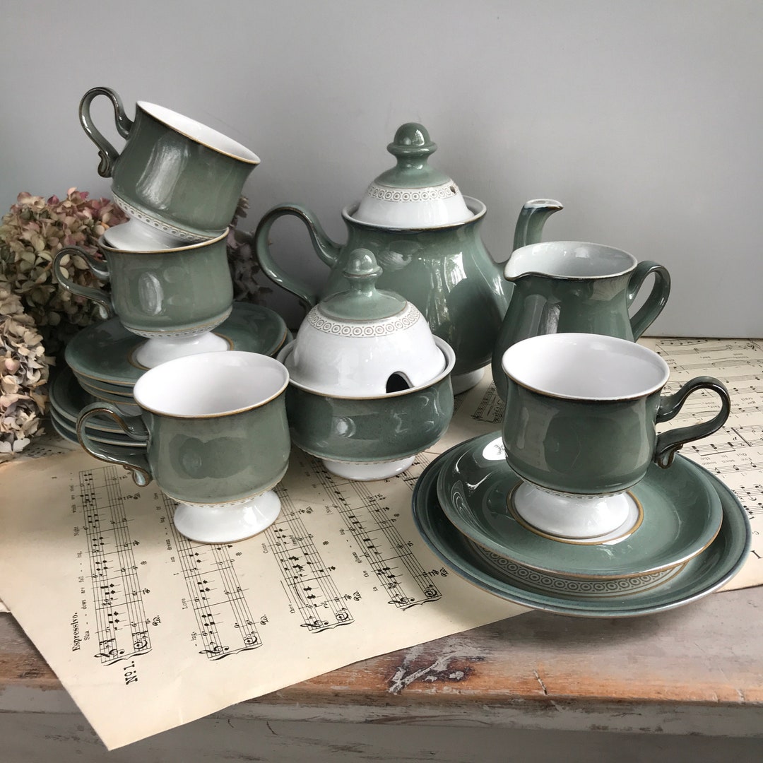 Vintage Denby Venice Tea Set. Teapot Cream Jug. Sugar Bowl Etsy UK