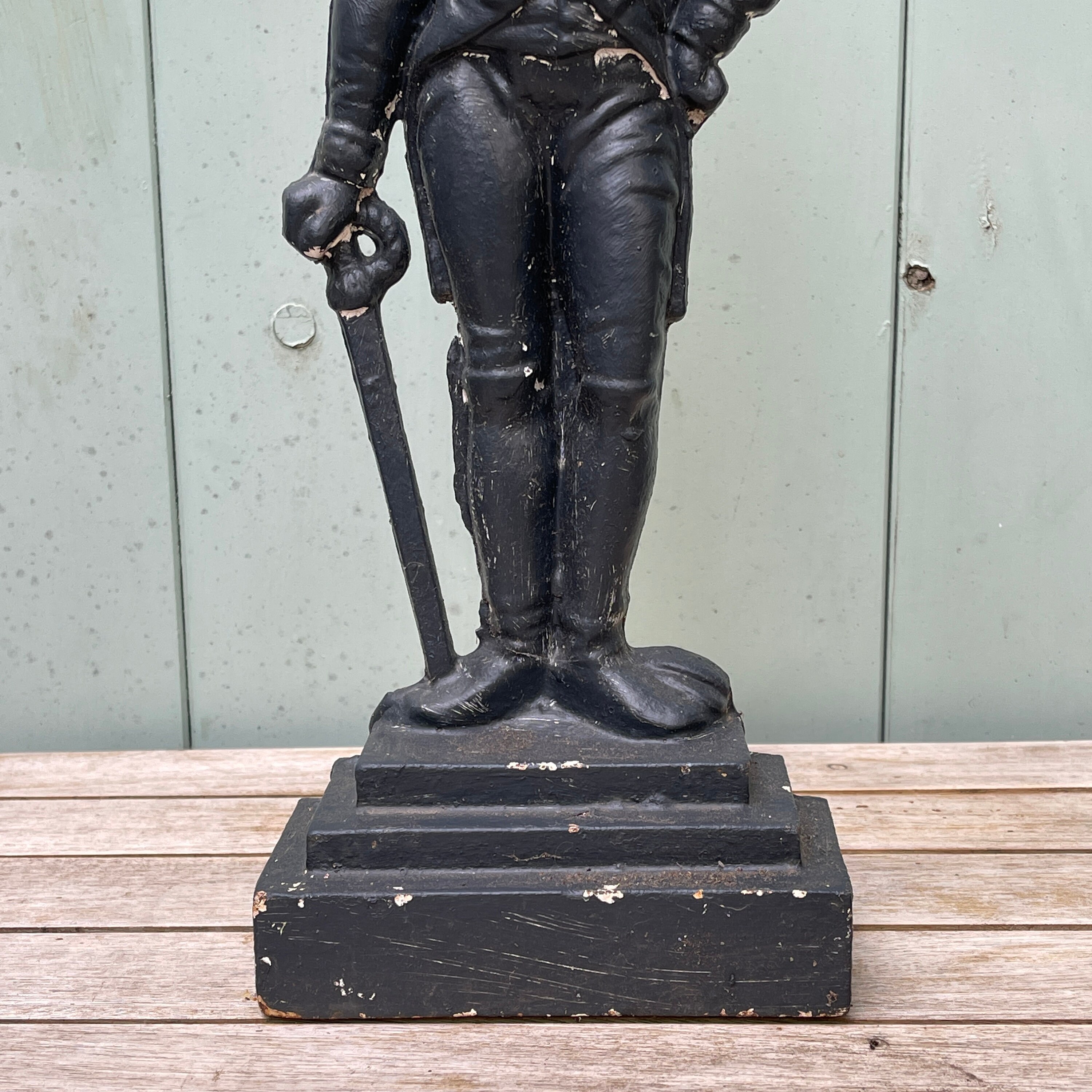 Vintage Cast Iron Duke of Wellington Doorstop Made in Etsy