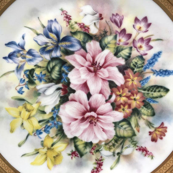 Vintage Bavaria Incisione Oro China Plate - Gilded Collectable