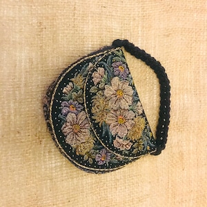 Vintage mini petit point women&#39;s bag