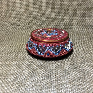 Vintage mini Schmuckschatulle Schmuckdose Schmuckkiste