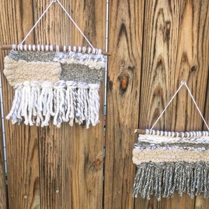 Shades of Gray Wall Hanging -- Set of Two