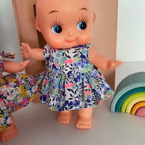Liberty London Kewpie Doll: Handmade Dress, Authentic Japanese Doll (20cm)