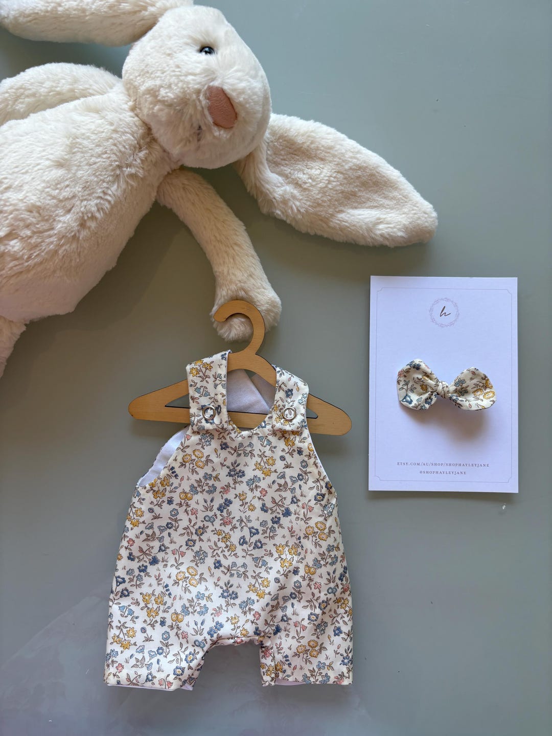Bunny / Rabbit Romper, 30cm Medium Bashful, Liberty London With ...