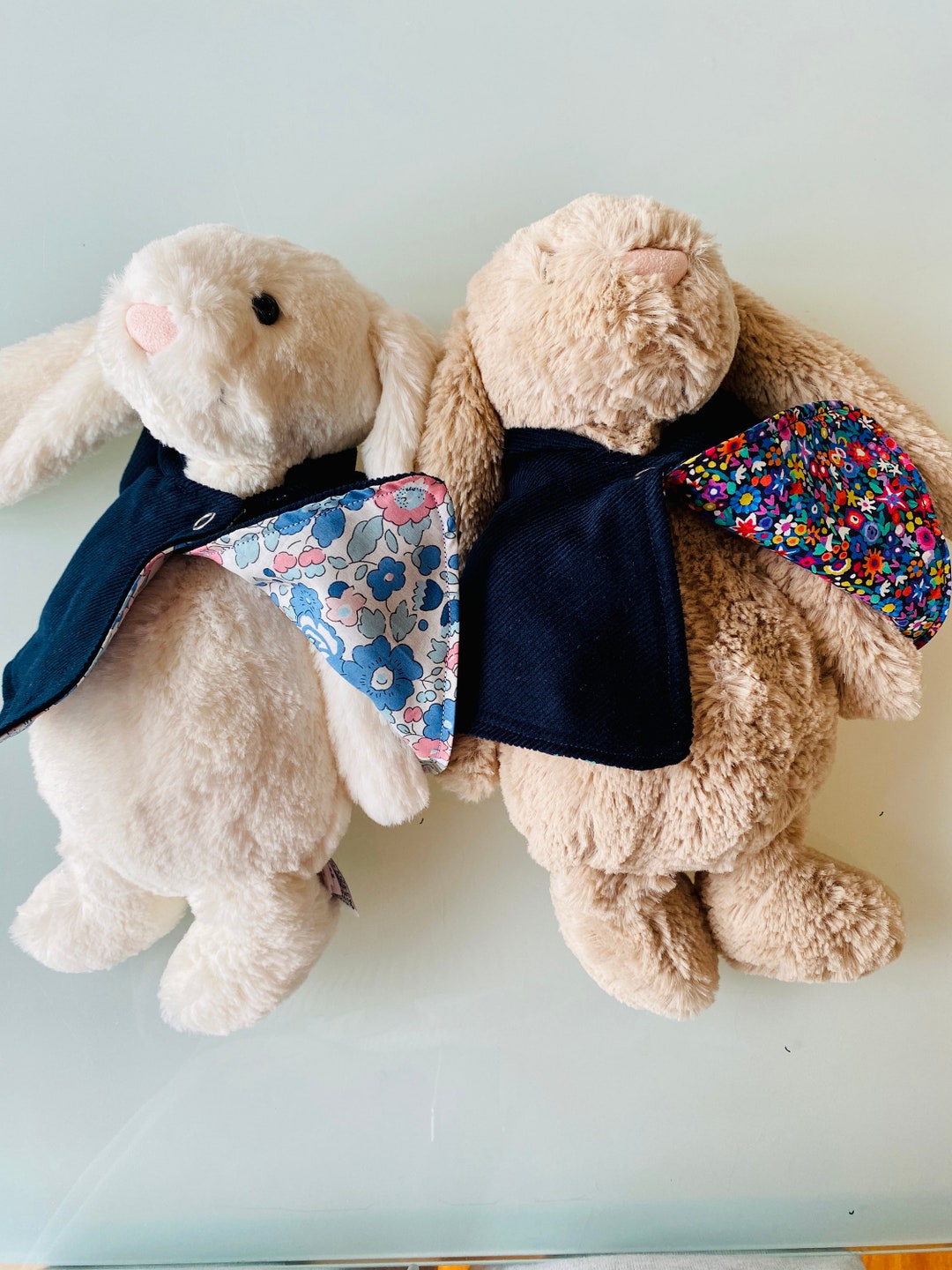 Jellycat Bunny Winter Cape Liberty of London 30cm Jellycat Etsy