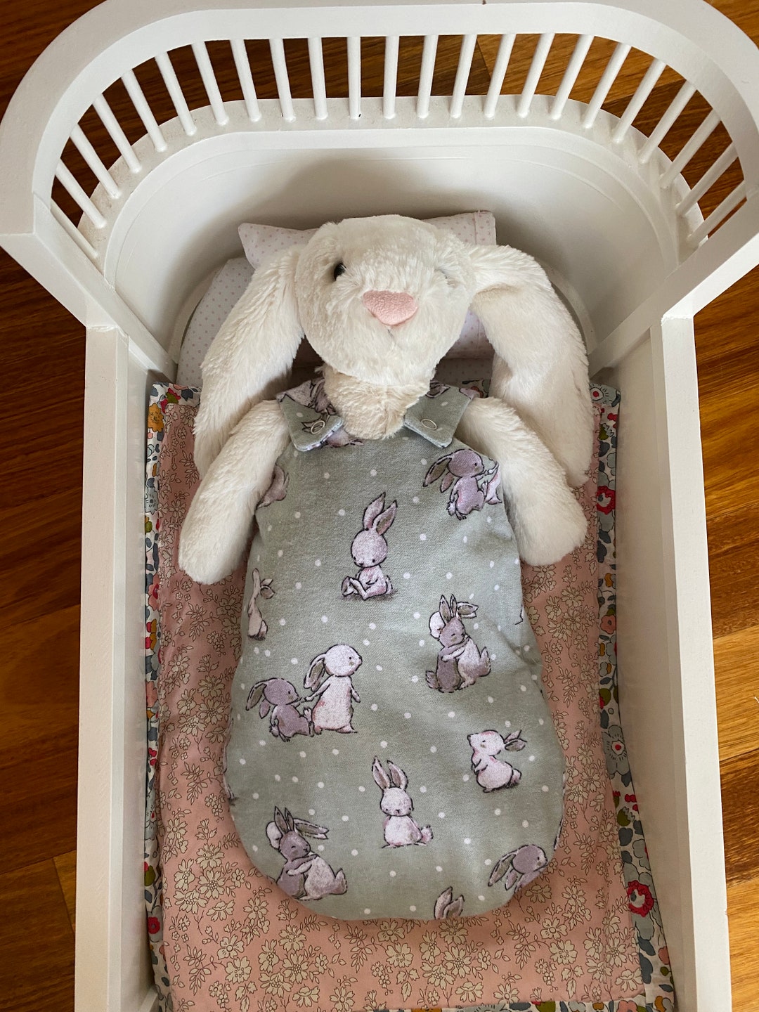 Jellycat Rabbit Sleeping Bag 30cm Jellycat sage Green Etsy Australia