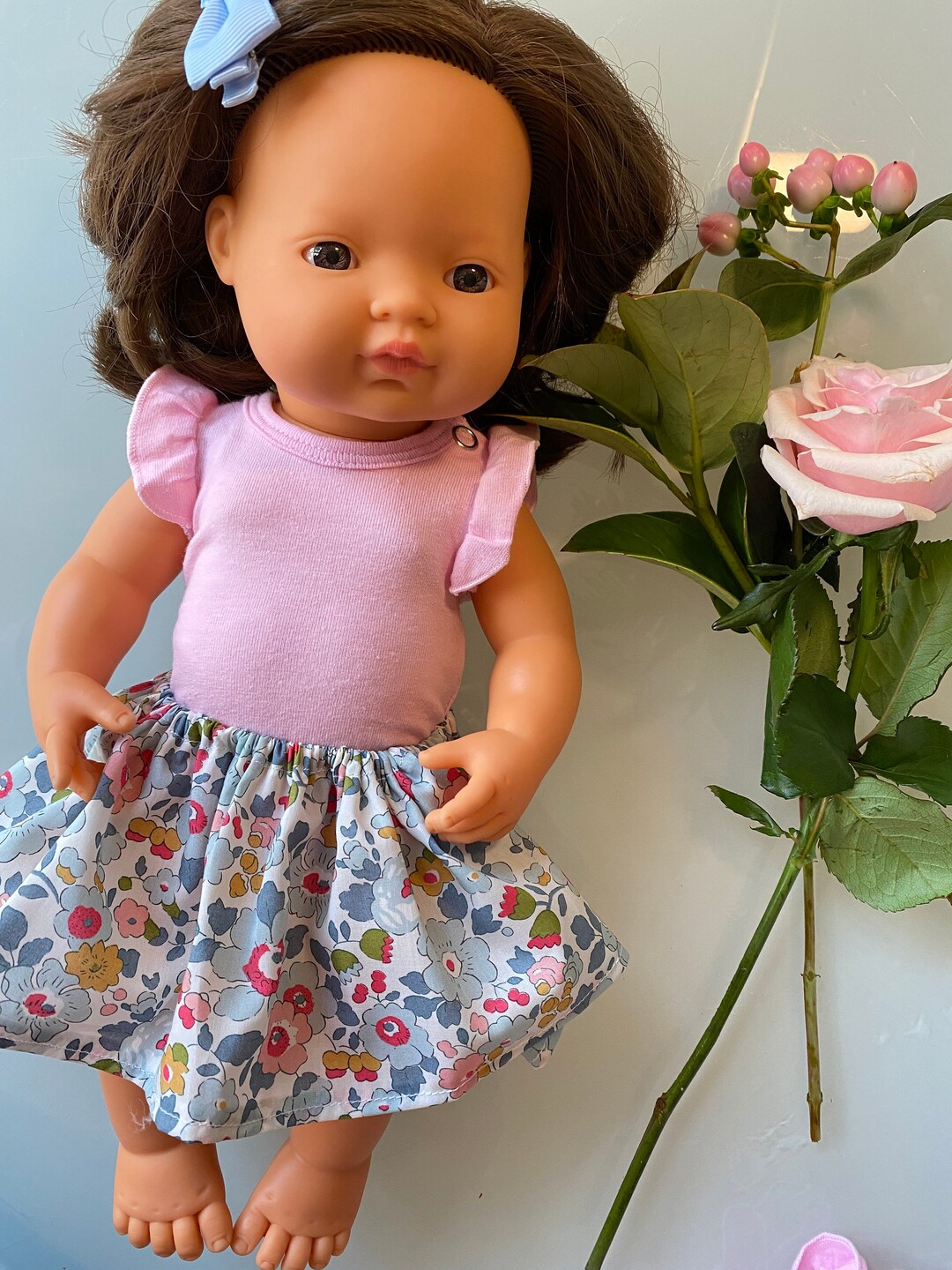 Miniland Multicolor Rain Coat & Boots Doll Clothes