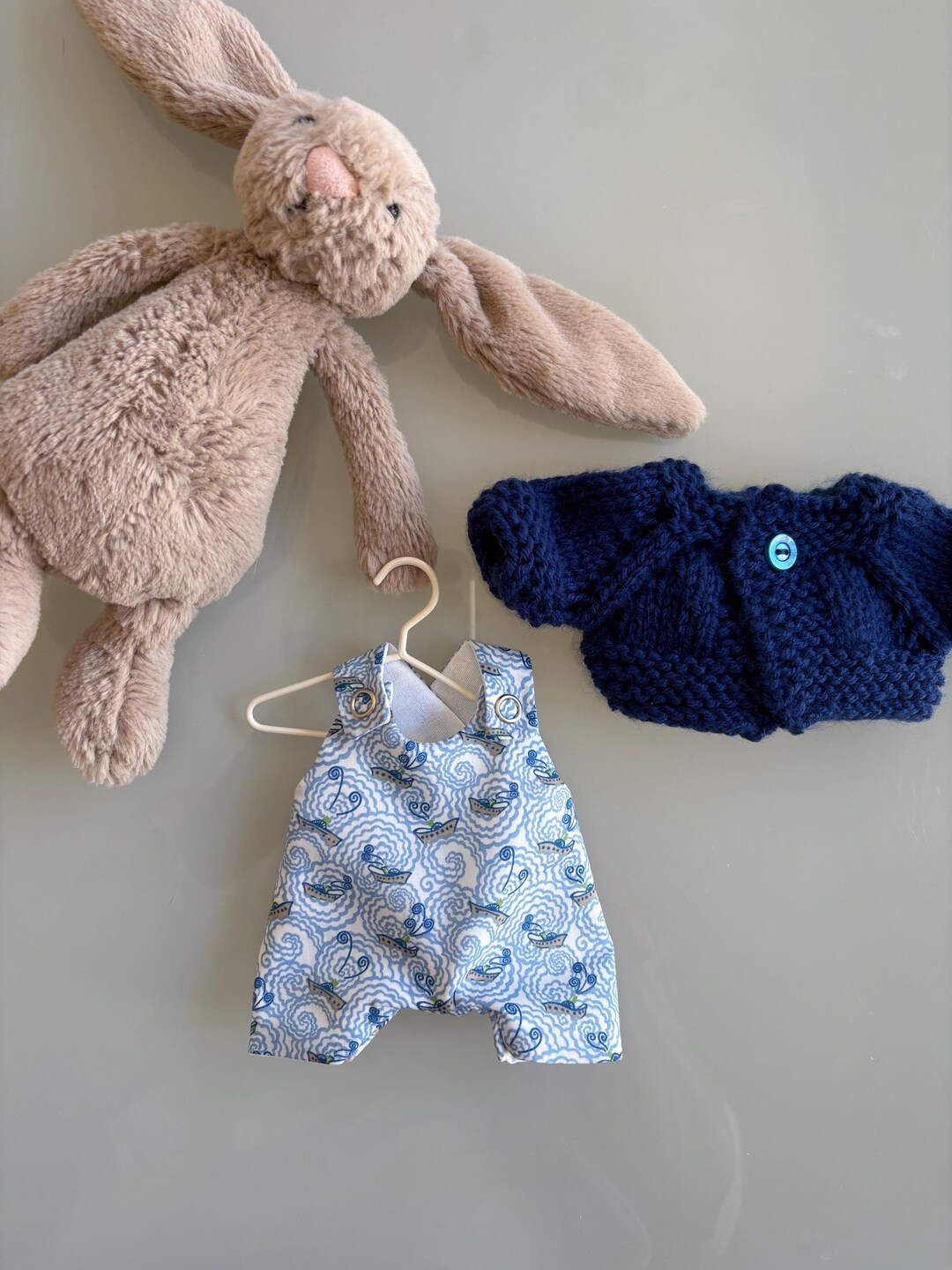 Bunny Romper: Fits 20cm Plush Rabbit Liberty London, Romper and ...