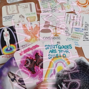 Oracle Deck Beyond The Mist & Shadow. Spiritual growth. Karmic Energy. Spirit Messages.