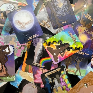 La baraja del Oráculo MYSTIC QUEST. 55 cartas. Transformación. Mensajes Divinos. Trabajo con la Sombra. Alquimia.