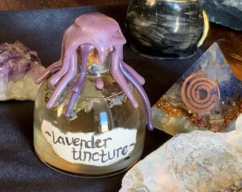 Lavender Infused Glycerin. Tincture. Body Care. Skincare. Ritual. Spiritual Bath