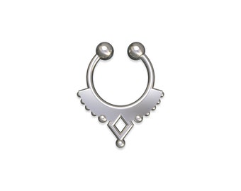 Septum Piercing, Unique septum rings, silver septum rings, cool septum ring, Septum nose ring, Septum jewelry, Septum Rings, small septum