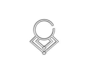 Septum Piercing, Unique septum rings, silver septum rings, cool septum ring, Septum nose ring, Septum jewelry, Septum Rings, small septum