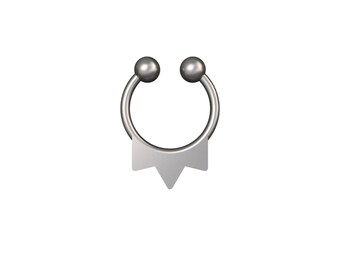 Septum Piercing, Unique septum rings, silver septum rings, cool septum ring, Septum nose ring, Septum jewelry, Septum Rings, small septum