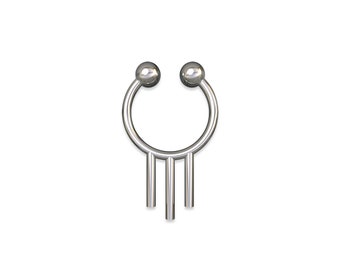 Fake Septum Piercing, Fake silver septum ring, Fake Septum nose ring, Fake Septum jewelry, Fake Septum Rings, small septum, fake septum