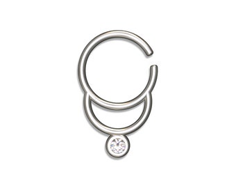 Septum Piercing, Unique septum rings, silver septum rings, cool septum ring, Septum nose ring, Septum jewelry, Septum Rings, small septum