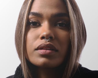 Fake Septum Ring, Fake Septum Nose Ring, Faux Septum Ring, Fake Septum, Fake Septum Ring, Septum, Septum Piercing, NO PIERCING NEEDED
