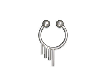 Septum Piercing, Unique septum rings, silver septum rings, cool septum ring, Septum nose ring, Septum jewelry, Septum Rings, small septum