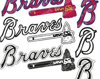 Atlanta braves svg | Etsy