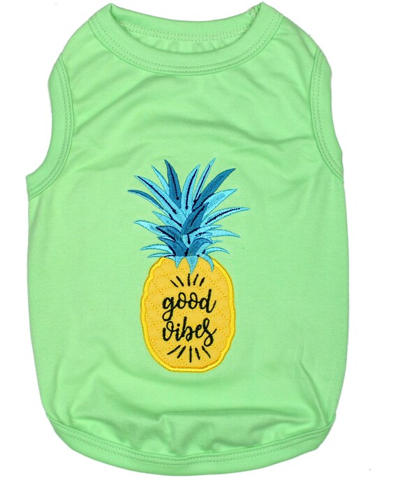 Pineapple Dog T shirt for Dogs Cats Pets Clothes Tank Top Tees Etsy